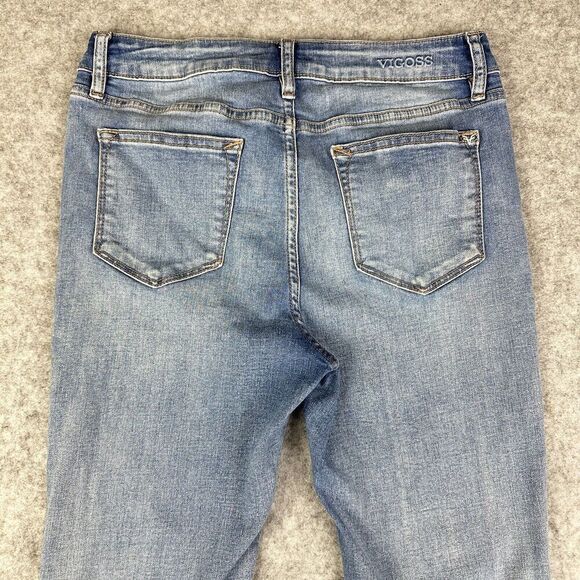 Vigoss Ace High Rise Super Skinny Jeans Womens 27 Light Wash Button Fly Stretch - Picture 5 of 16